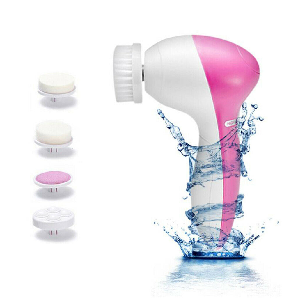 5 in 1 Soft Facial Cleansing Brush Massaging Cleanser Machine Deep Cleansing