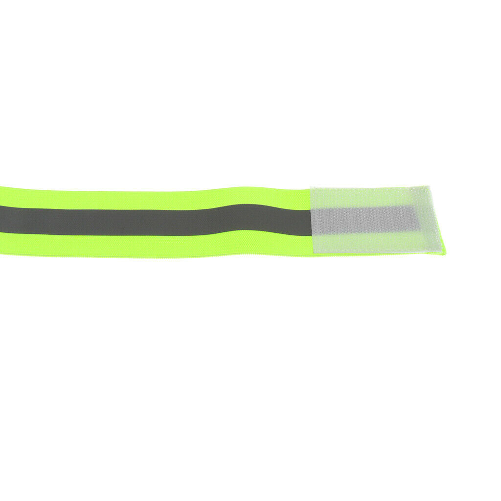 1 Pack Cycling Running Reflective Bands Arm Reflector Biking Tape Pants Clip
