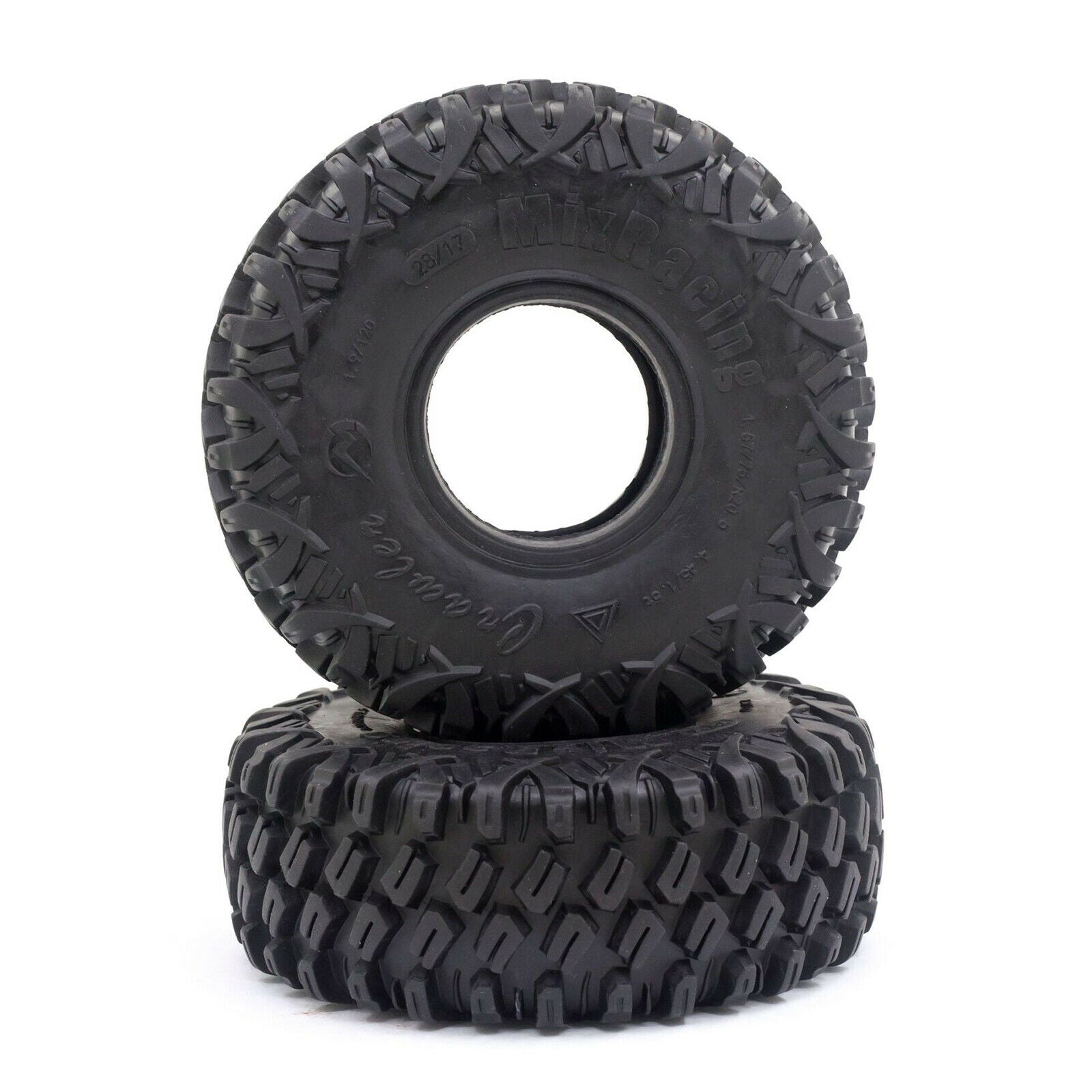4Pcs 1.9 '' Tire Wheel Tire for SCX10 D90 -4 CC01 1:10 RC Crawler Axial