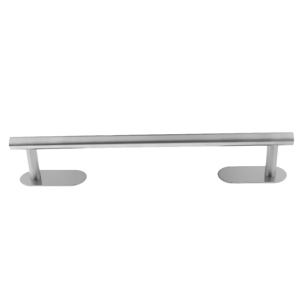 16'' Wall Mounted Bathroom Towel Rack Hanger Self-adhesive Towel Bar Holder