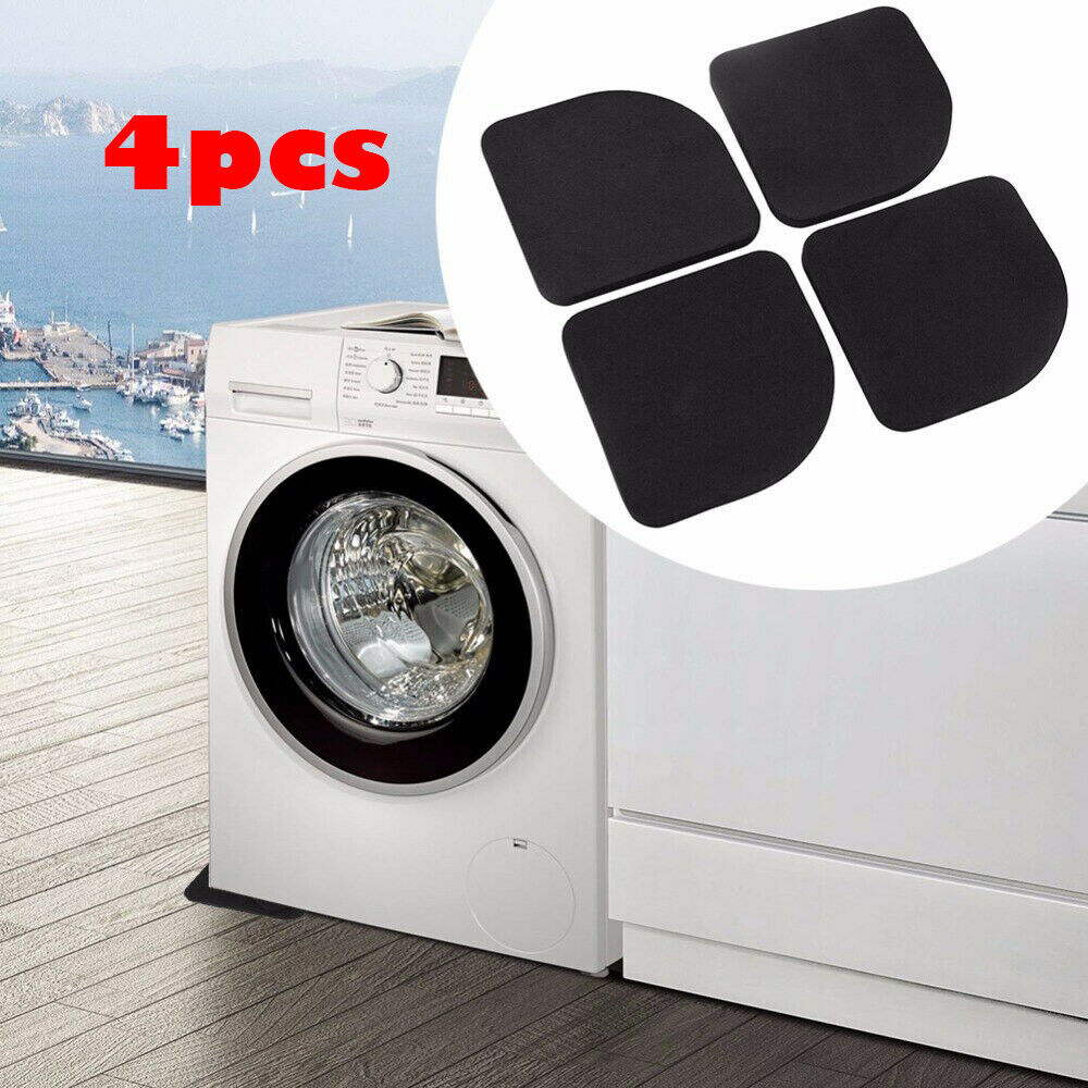 4 Rubber Anti Vibration Shock Pads Washing Machine Shake Noise Non-Slip Mute Mat