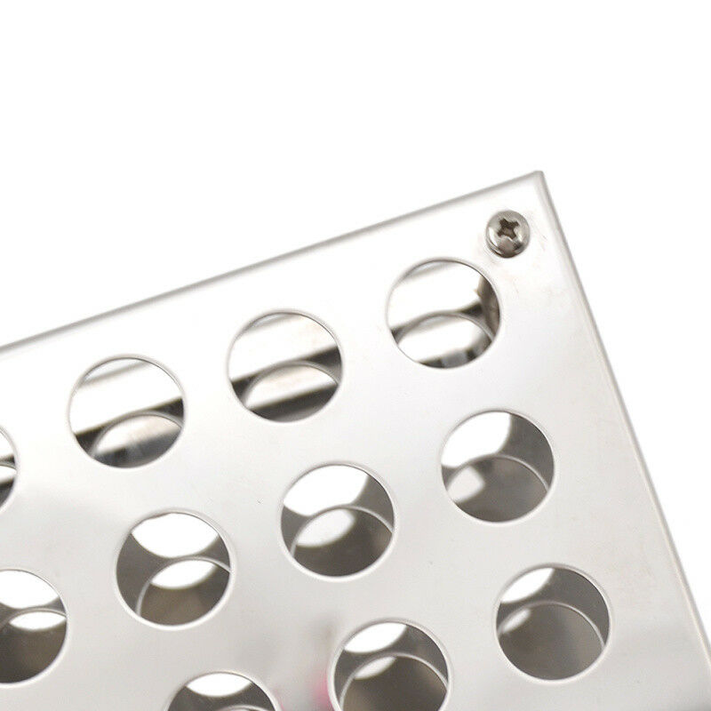 50 tubes 13mm Stainless Steel Wire Frame Test Tube Rack Lab Stand Holder Display