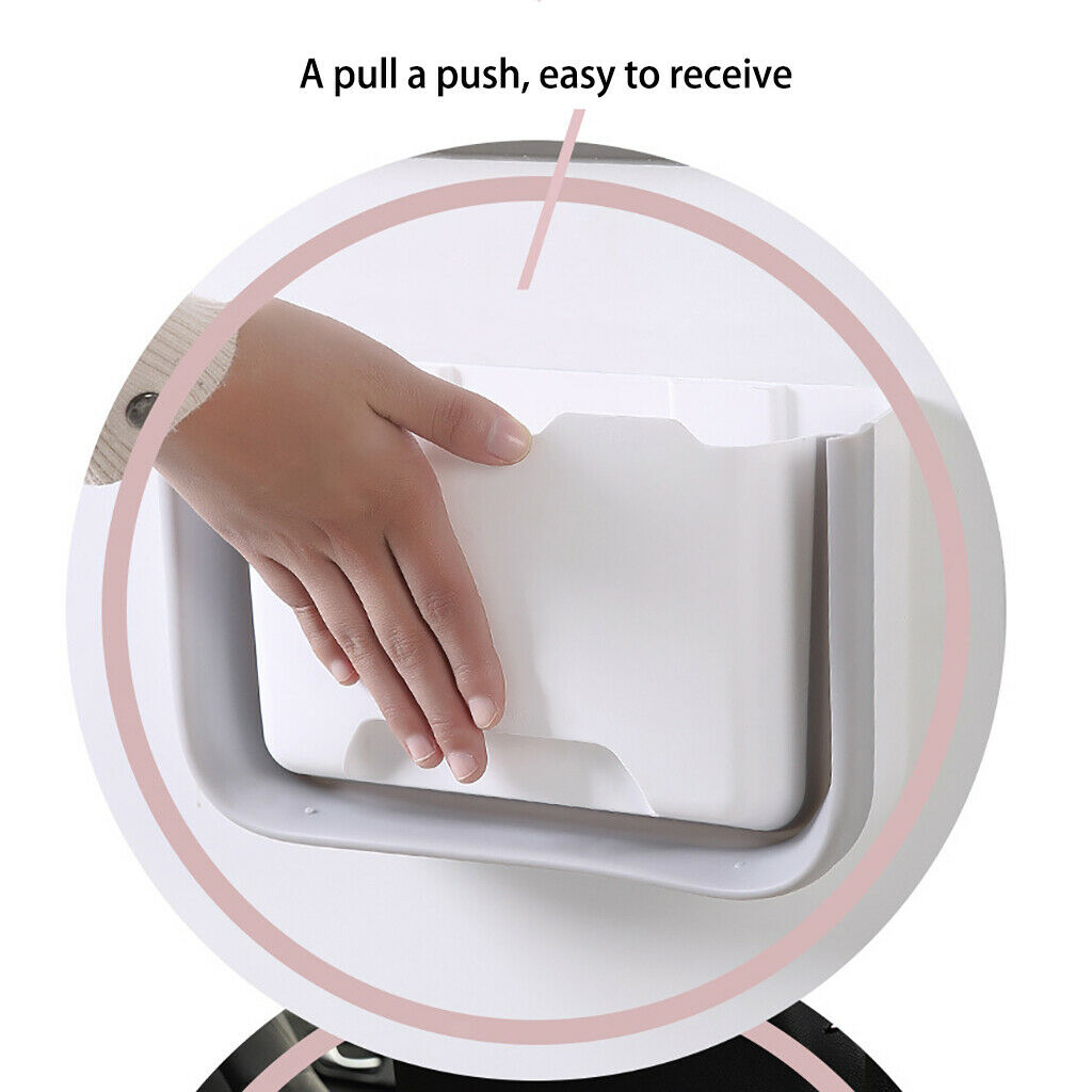 Rubbish Kitchen Hanger Garbage Hanging Racks Waste Bag Holder Pink