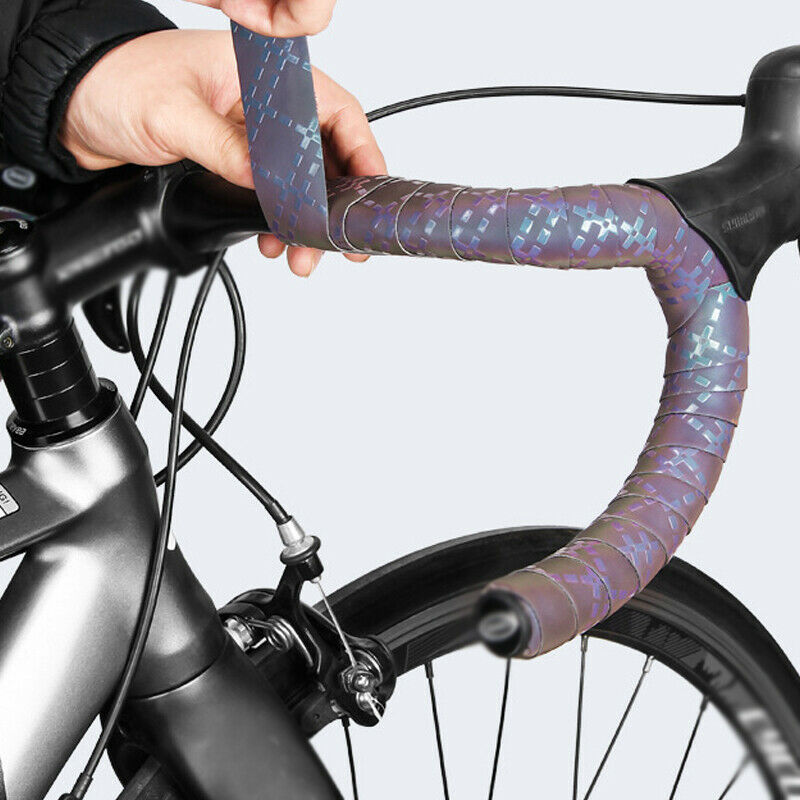 2Pcs Soft Road Mountain Bike Bicycle Handlebar EVA Bar Anti-slip Wrap Plug Tape