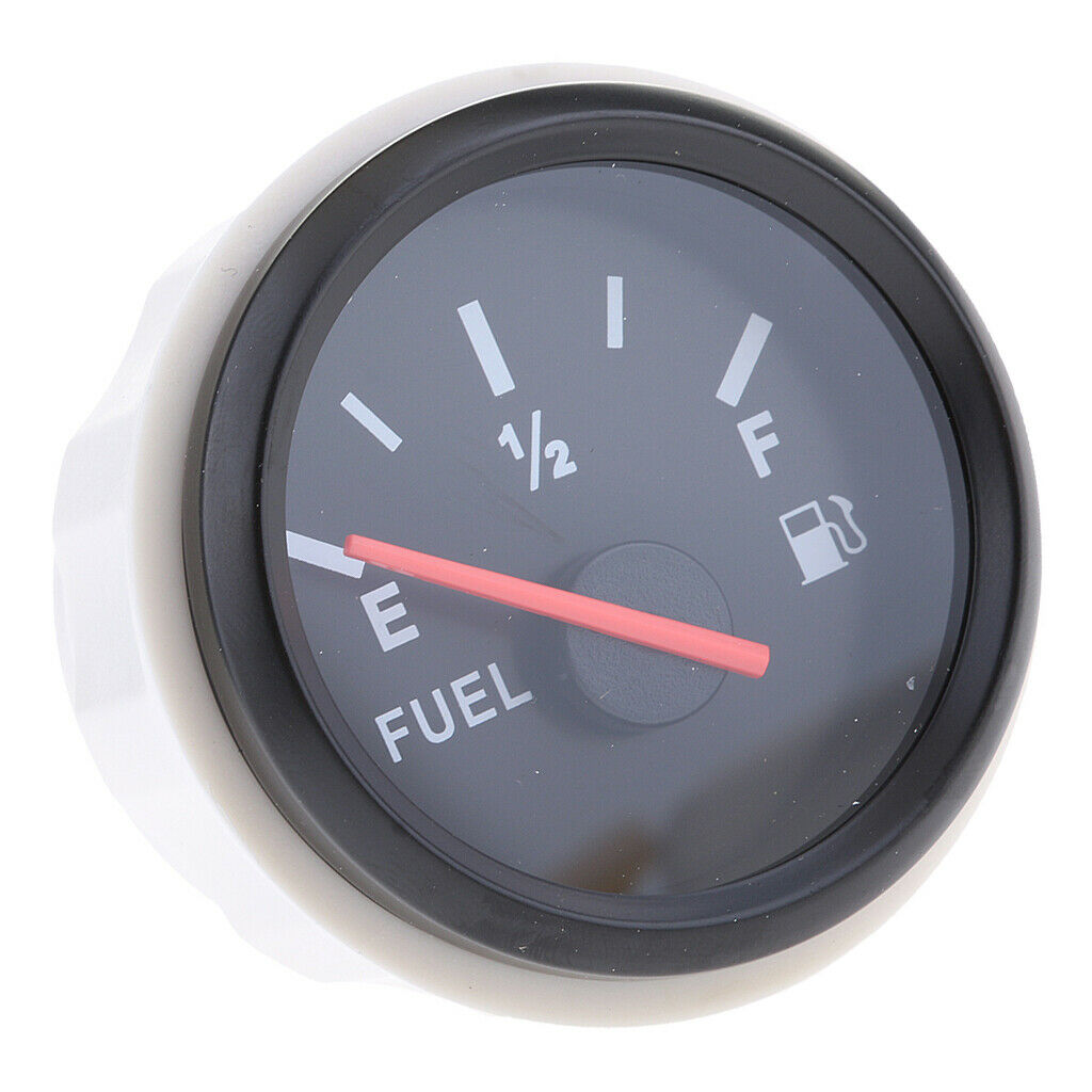 2" 52mm Boat Marine Sail Vehicle Fuel Oil Level Gauge 0-190 ohms Universal