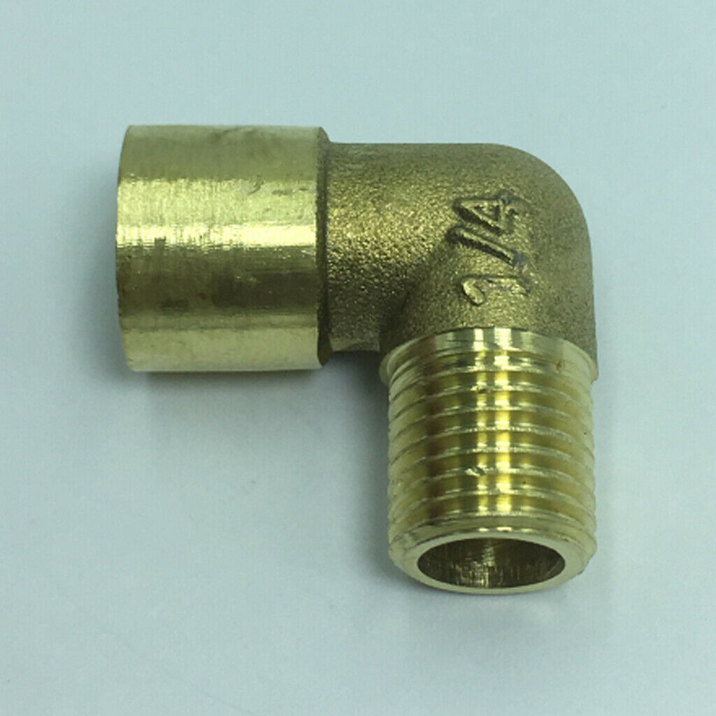 90 Degree Street Elbow Brass Adapter Connector Pipe Fittings DN8