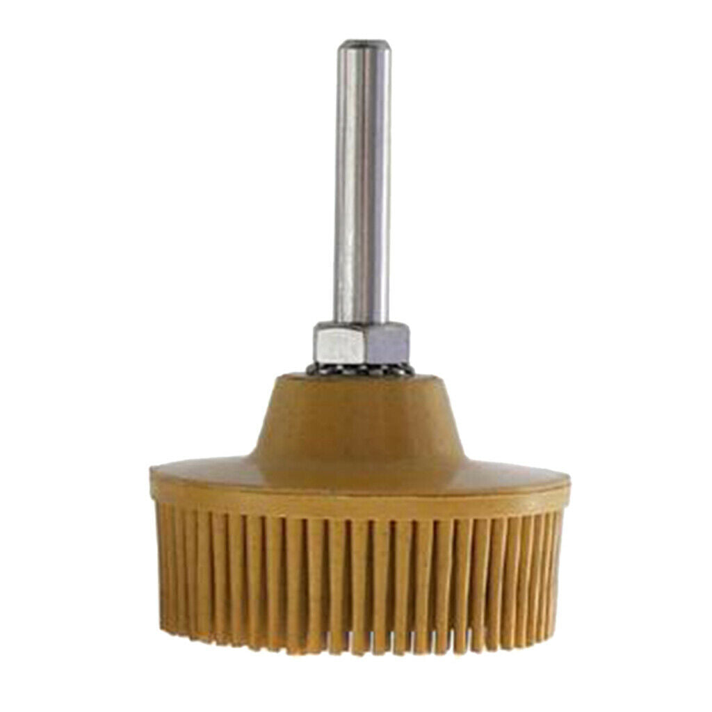 2pcs 1/4 '' Shank Drill  Brush Disc Grinding Wheel Brush Dust Rust Removal