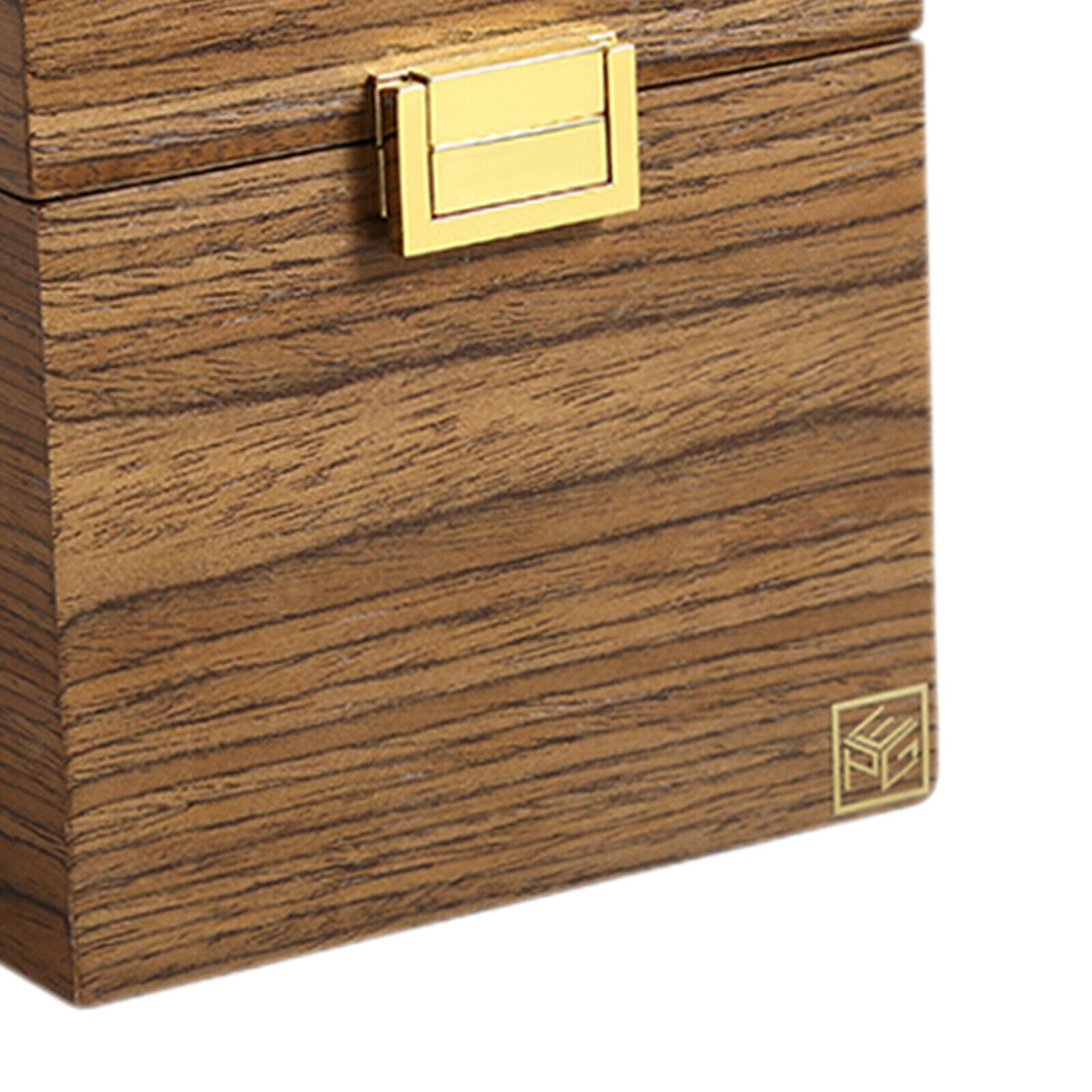 3-tier Wooden Jewelry Box Earrings Bracelets Container Holder Organizer