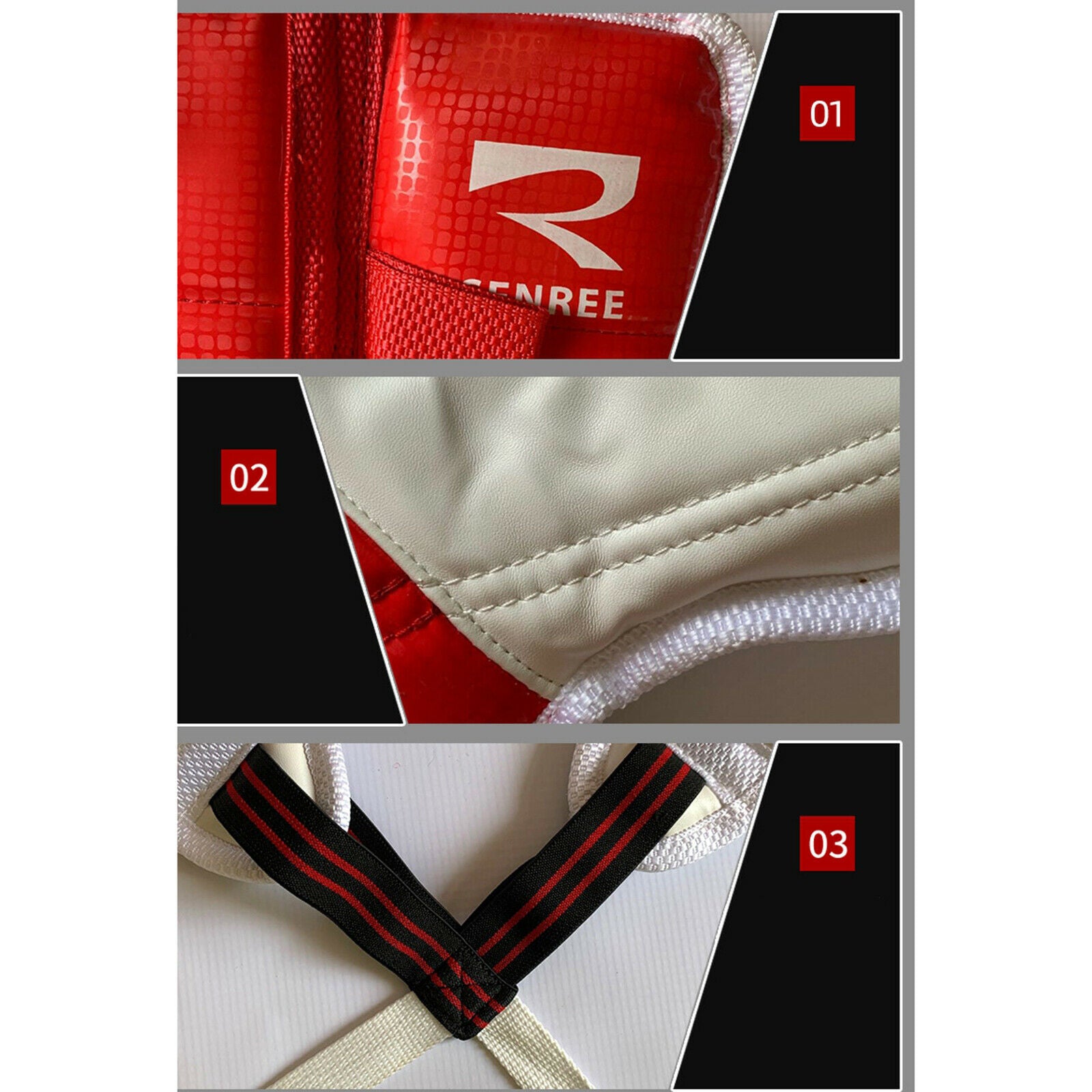 Taekwondo Chest Guard Body Protector Karate MMA Sparring Gear  S
