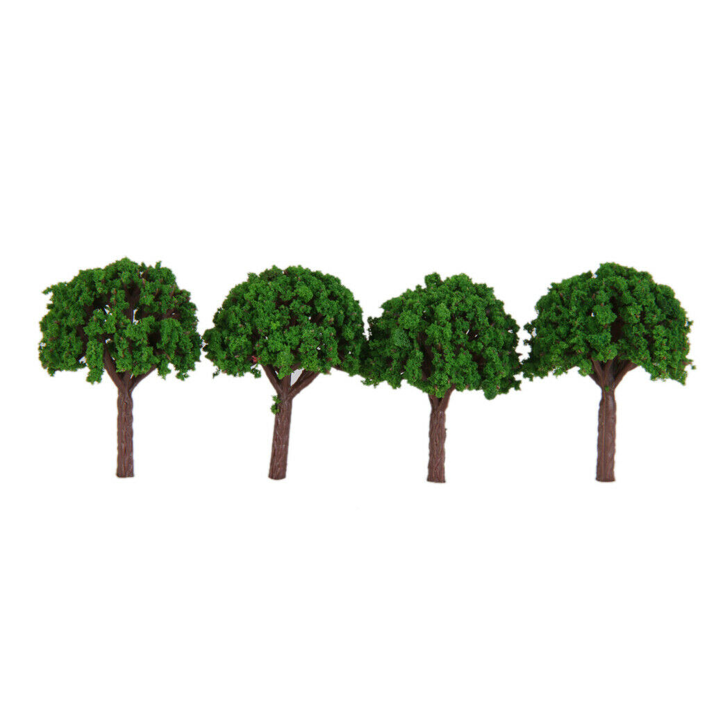 50pcs 3cm Trees Scenery Landscapes Scenery Light Train Scale