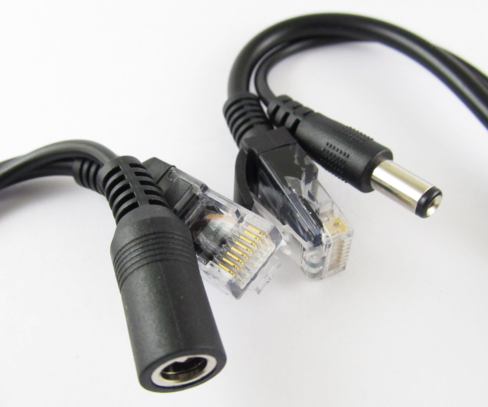 1set CCTV Power over UTP Ethernet PoE Passive Adapter RJ45 Injector Splitter Kit