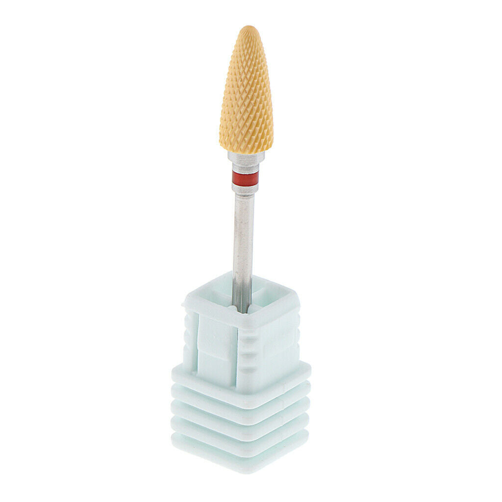 Cuticle Clean Nail Drill Bit File Polishing Head Electric Drill Bit F