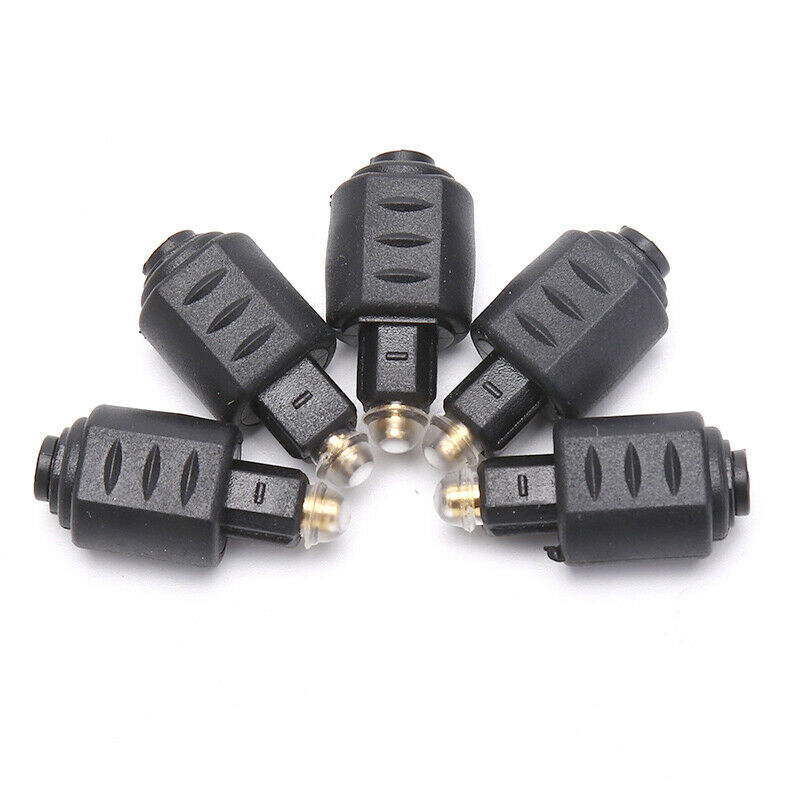 Mini Optical Audio Adapter 3.5MM Female Jack To Digital Male Plug for Amp.l8