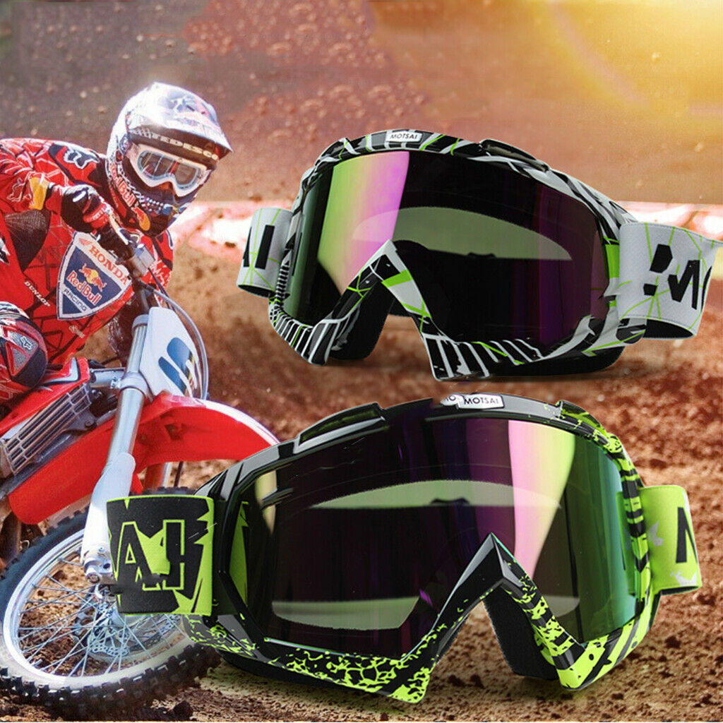 Winter Motocross Snowmobile Snowboard Goggles UV Protector Eyewear Clear