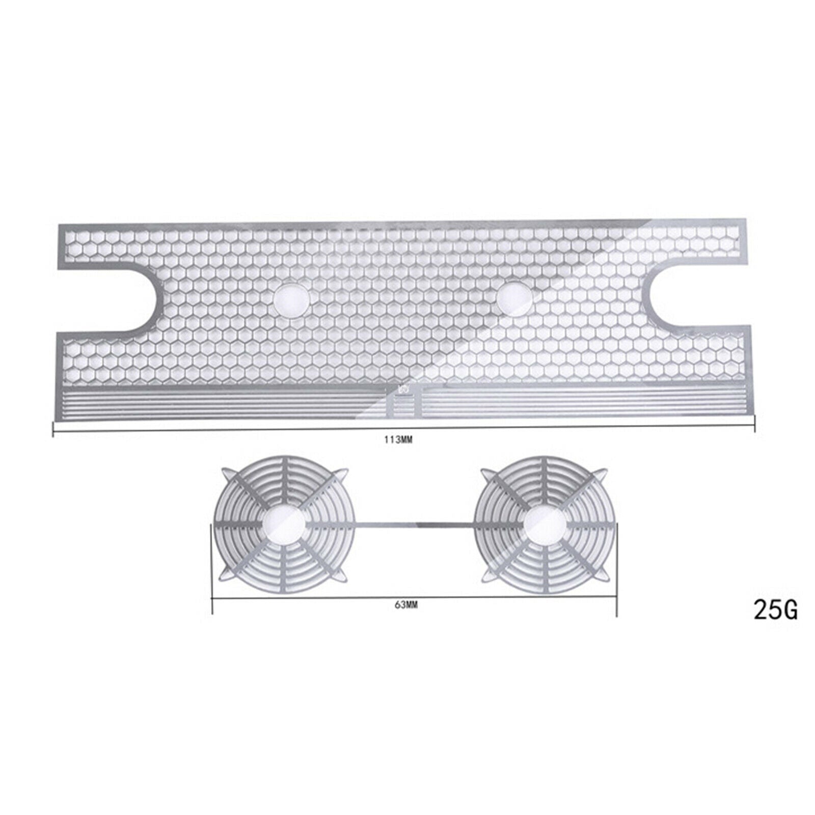 Metal Water Tank Sheet Cooling Case Plate for 1:10 Trx-4 New Ford Bronco RC Car