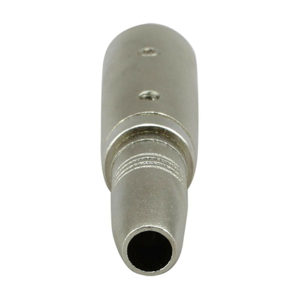 4pc - XLR 3-Pin Male to 1/4" 6.35mm Mono Female   Audio Cable Mic Adapter