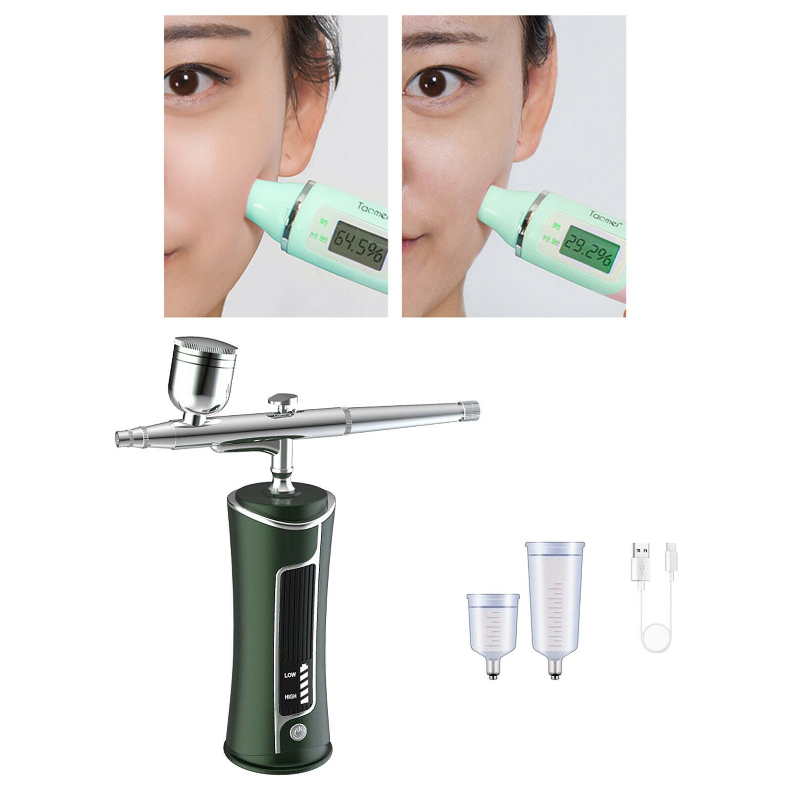 Airbrush Air Compressor Kit, Portable Mini Airbrush Kit, USB