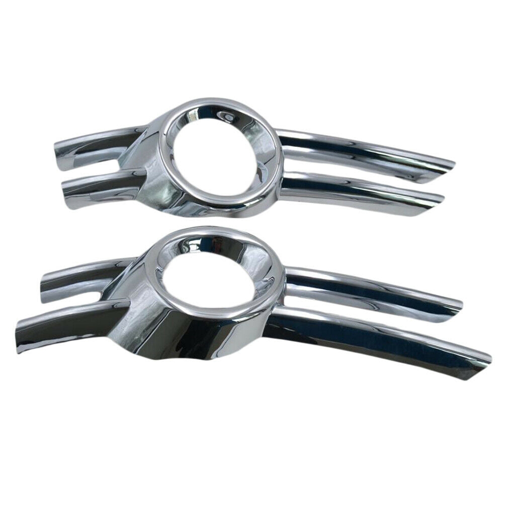 2 Sets Brand New Chrome Fog Light Cover Bumper Grille Trim for VW Passat CC