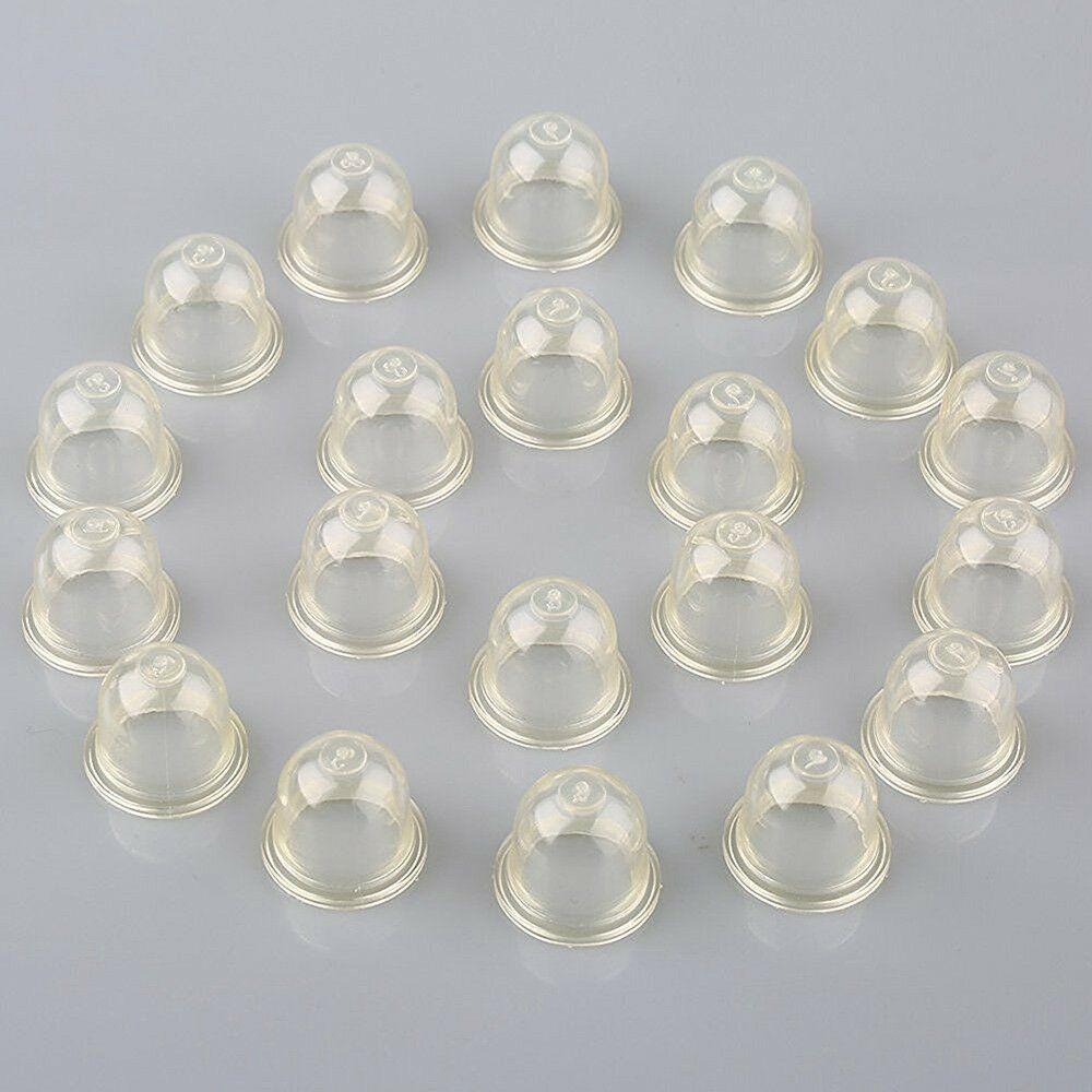 20Pcs PVC Transparent Primer Bulbs Pump For Stihl Shindaiwa Homelite Echo Walbro