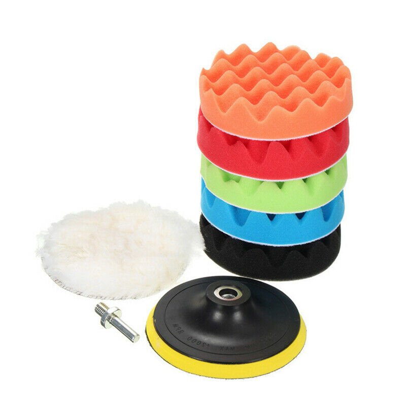 39Pcs Car Buffing Pads Polishing Pad Kit for Polisher Waxing Polishing Machine