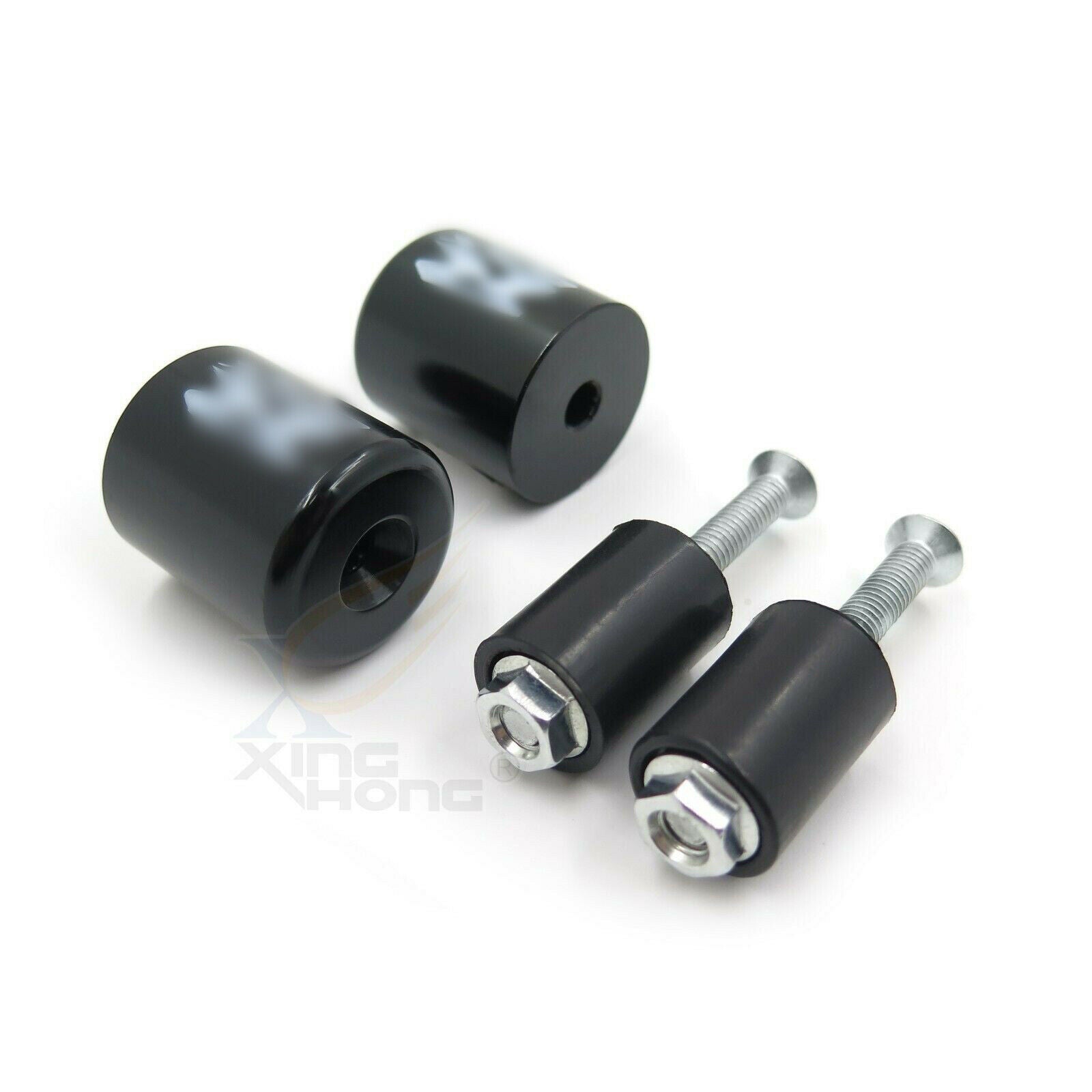 Black Hand Bar End Rubber For Suzuki GSXR600 92-14/GSXR750 96-14/GSXR1000 01-14