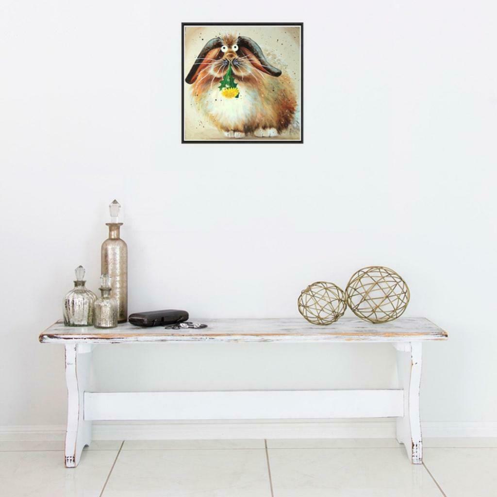 5D DIY Diamond Painting Kit Cross Craft Stitch Art Decor Animal Cat
