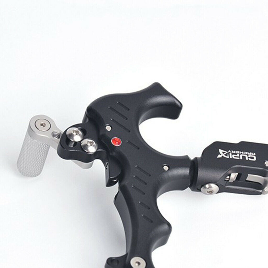 360 Degree Rotate Clamp Compound Bow Release Aids 3 or 4 Fingers for Both Left