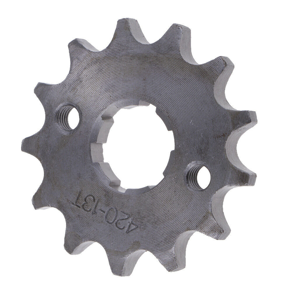 2x13T 13 Teeth 20mm 420 Chain Front Sprocket Cog for 125/140cc Pit Dirt Bike