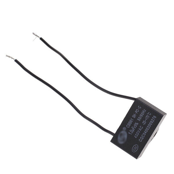 5pcs CBB61 Polypropylene Film Motor Start Run Capacitor 1uF 50/60Hz 450V AC DIY