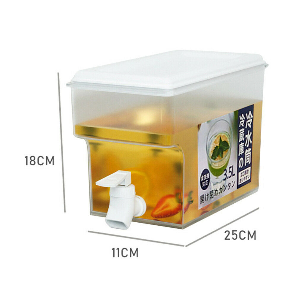 1pc 1 Gallon Mix Drinks Water Jug for  Fruit Tea Cold Drink Pitcher