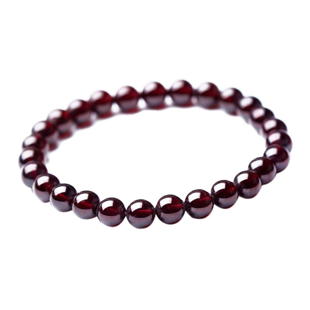 Charming Natural Bracelet Garnet Bracelet Women Birthday Gift As Described