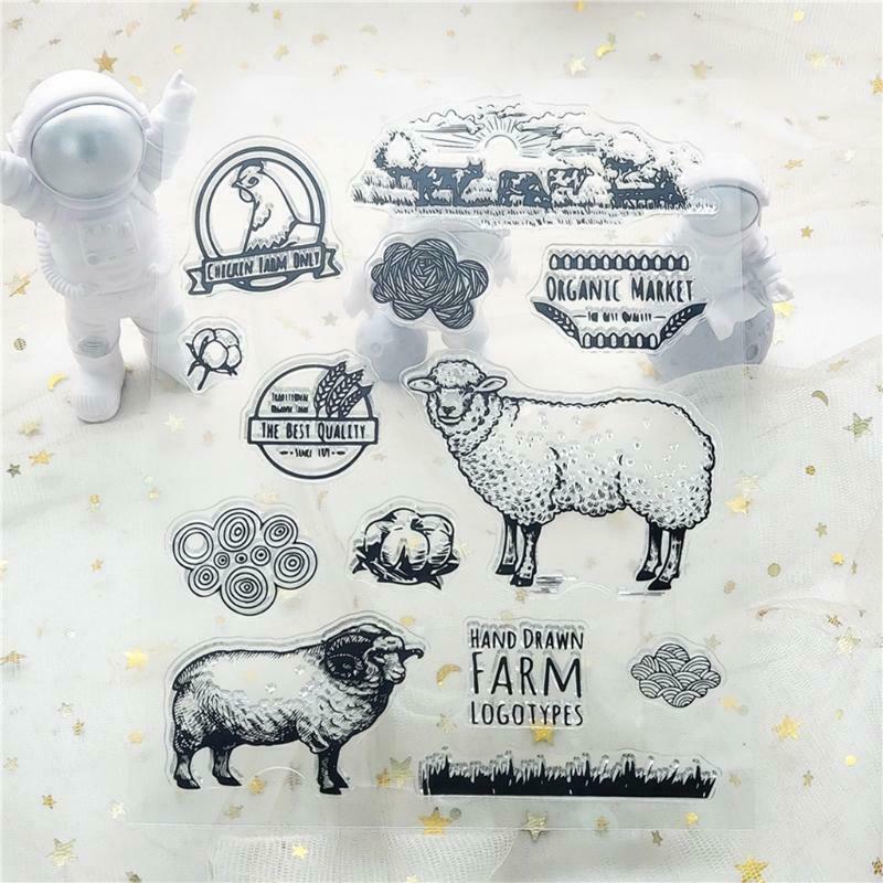 Farm Silicone Clear Seal Stamp DIY Scrapbooking Embossing Photo Album Decorative
