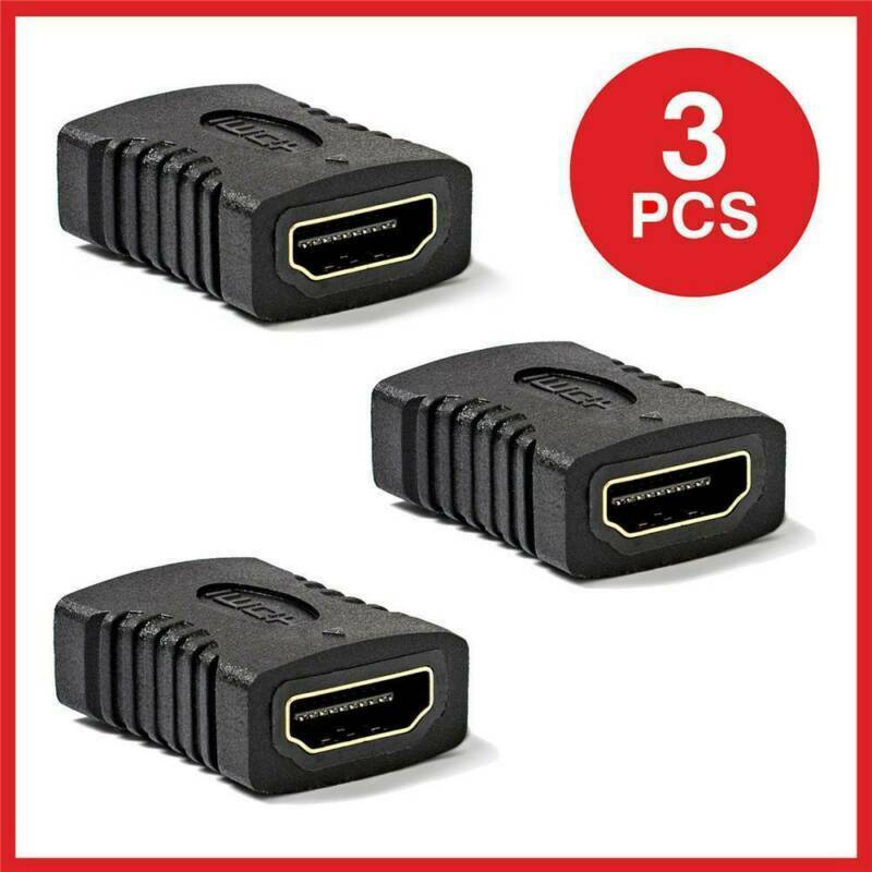 US - HDMI Female To Female Extender Adapter Coupler Connector F/F HDTV 1080P 4K