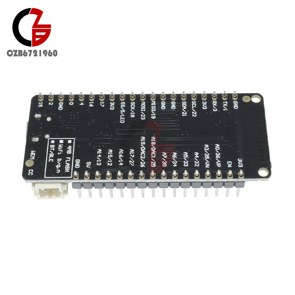 ESP-WROOM-32 WEMOS WIFI & Bluetooth Card Based ESP-32 4 MB Flash 2.4GHZ