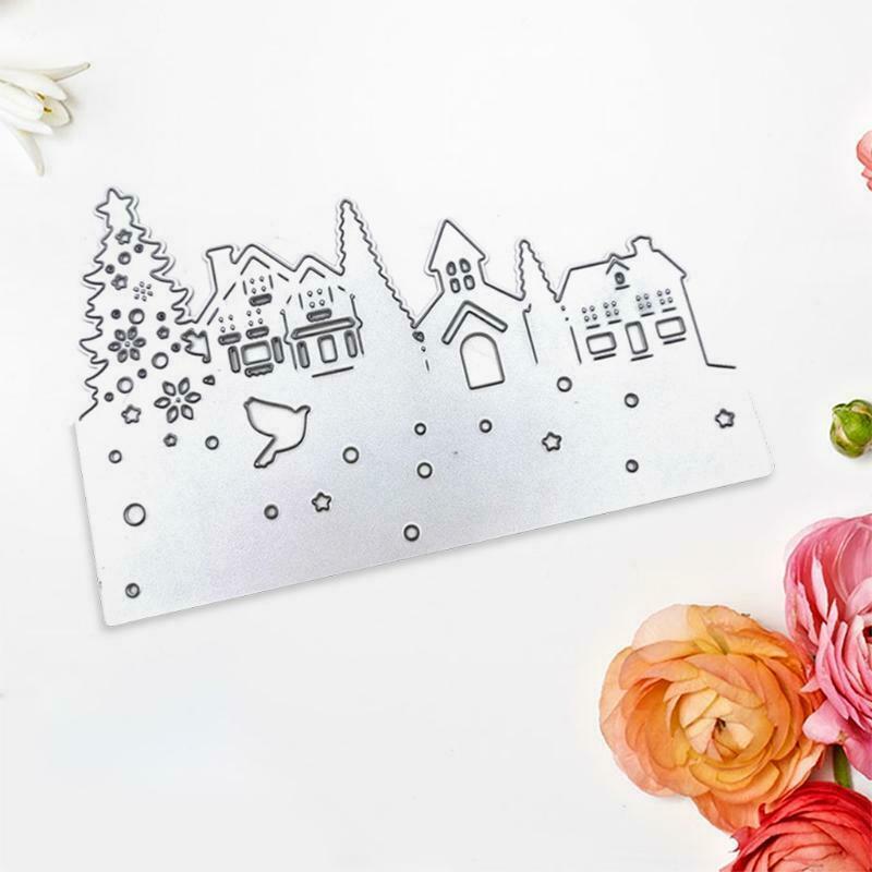 Christmas Metal Cutting Dies Stencil Scrapbook DIY Album Stamp Paper Card Mold