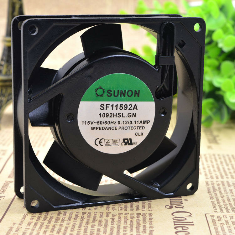 For Sunon 92x 25mm 110-120 Volt AC Metal Frame B-Bearing Fan SF11592A 1092HBL.GN