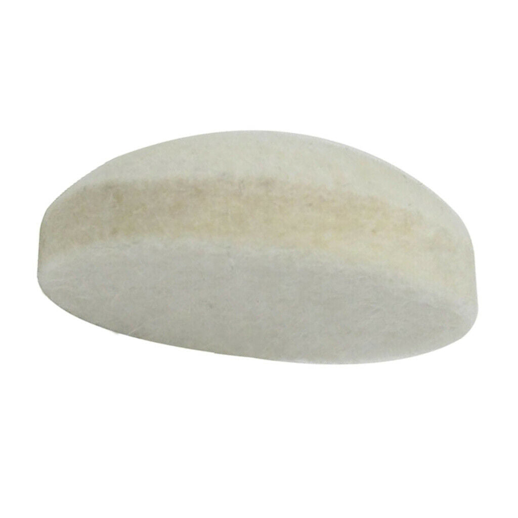 2x Bass Drum Beater Head Made of Wool Felt for Percussion Instrument Parts