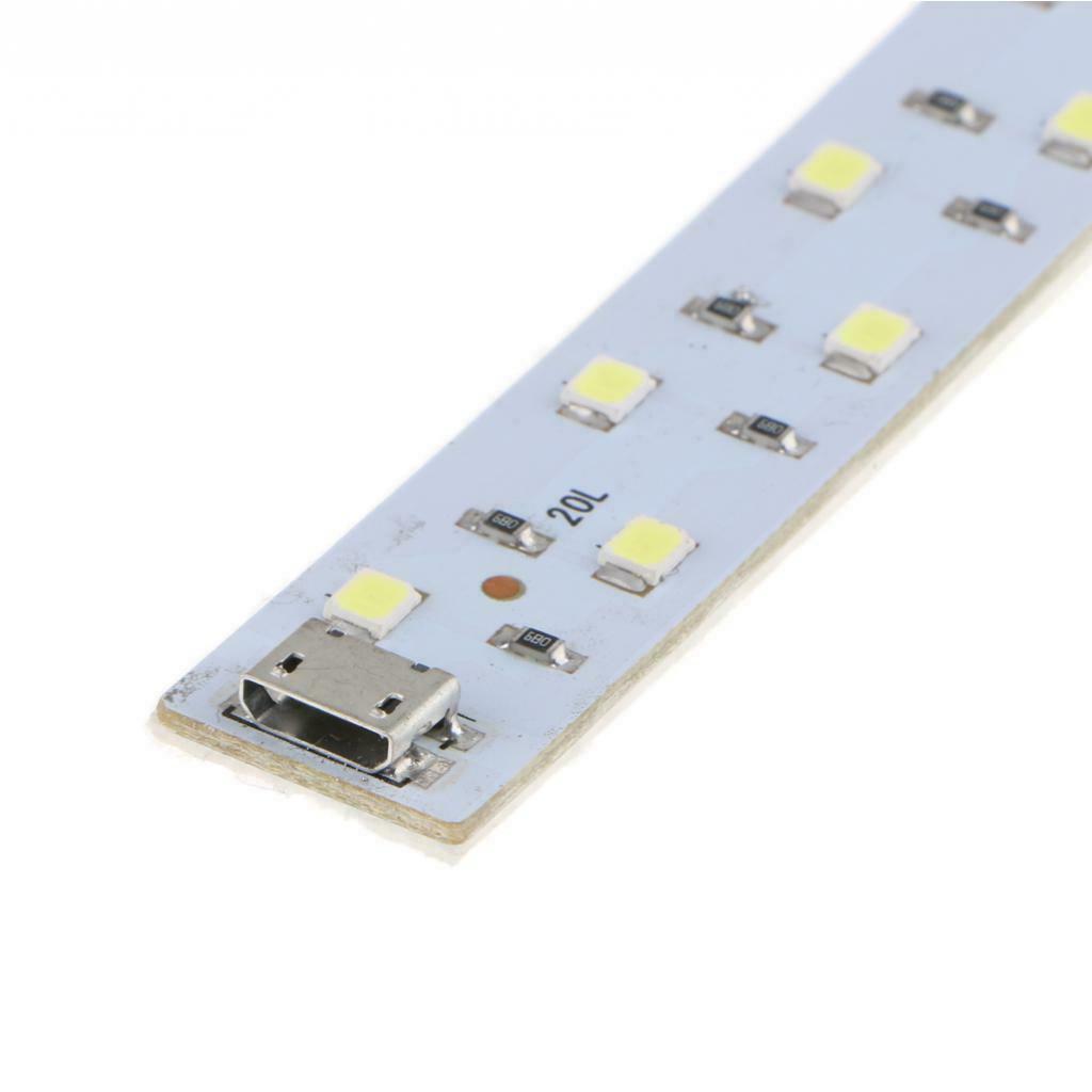 20CM 7W 20 SMD 2538 LED Rigid Strip Hard Bar Light Recharge Tube Lamp DC 5V