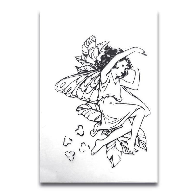 Butterfly Fairy Silicone Clear Seal Stamp DIY Scrapbooking Embossing Photo Album