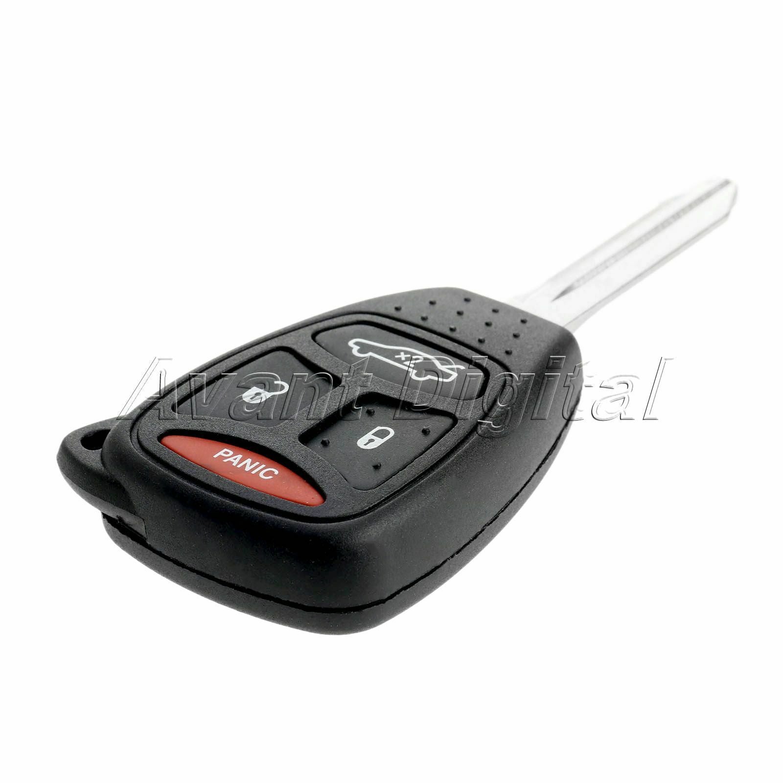 4 Buttons Remote Key Case Shell Replacement for JEEP Commander Grand Cherokee