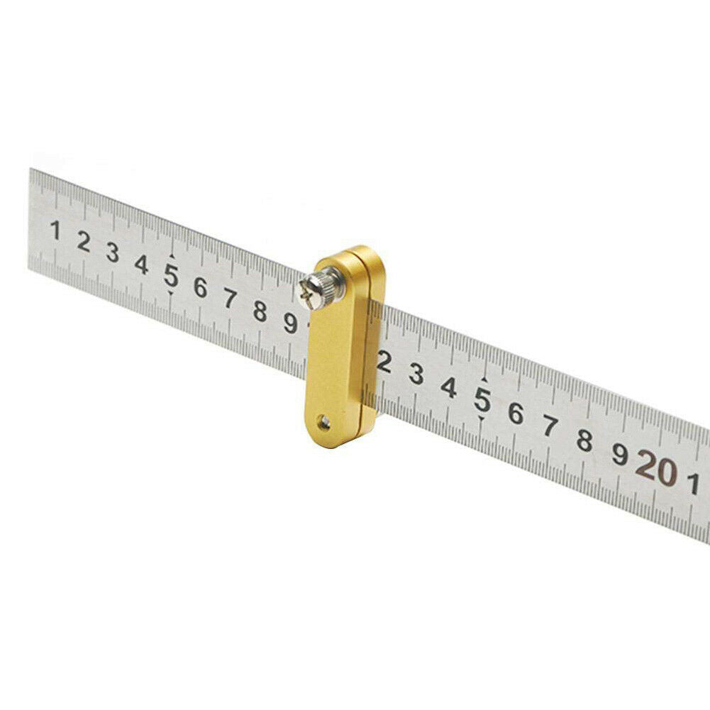 Mark Woodworking Tools Locator Straightedge Accurate Steel Rule Scribe Scraper