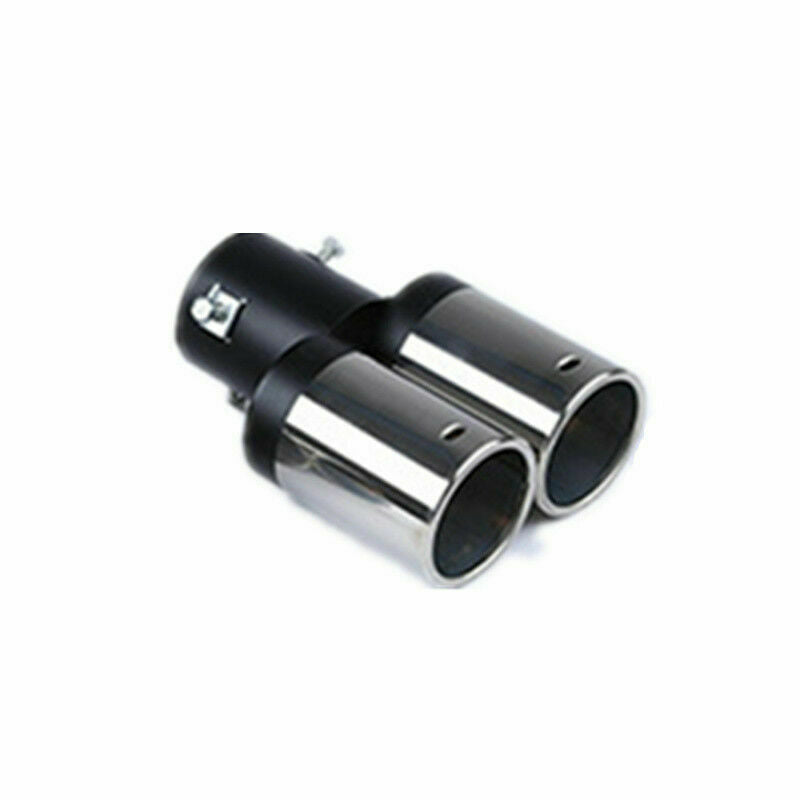 Chrome Stainless Steel Auto Car Exhaust Pipe Muffler Tip Tails Y-Pipe Dual Pipes