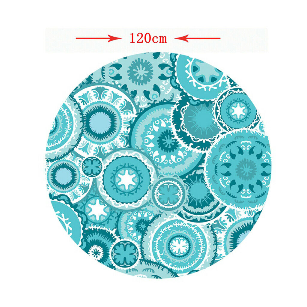 2pcs Fitted Table Cover Cloth Table Cloth for 1.2m Diameter Tables Home BBQ