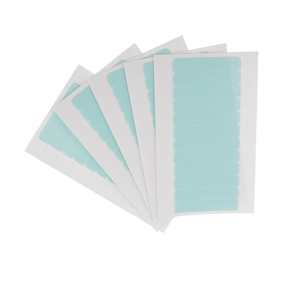 120 lot Dual Sides Wig Tape Glue Tabs for Skin Weft Hair Extensions Toupee