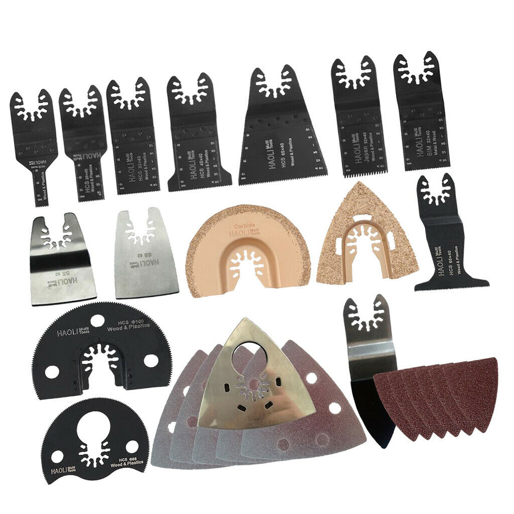 66x Mixed Wood Bit-Metal Saw Oscillation  Oscillating Multitool Tool
