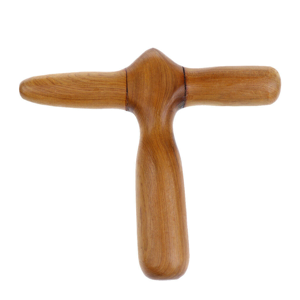 Natural Sandalwood Cross Desinged Gua Sha Board Massage Tool