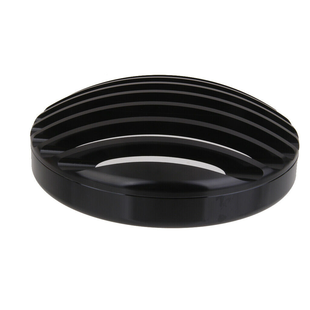 Aluminum Universal Motorcycle 5 '' Headlight Grill Frame Protection Black