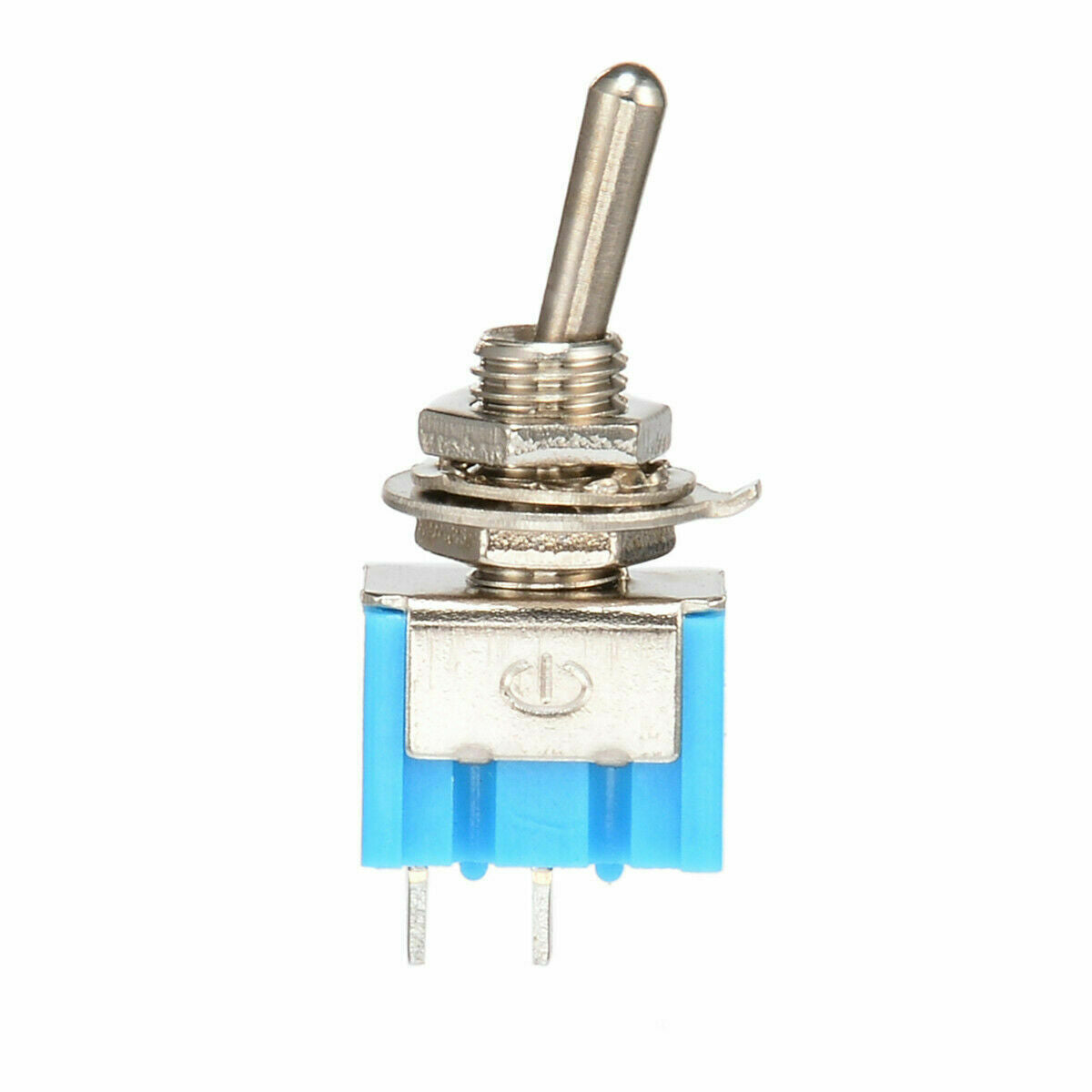 10Pcs 2 Pin SPST ON-OFF 2 Position 6A 125V AC Mini Toggle Switches MTS-101