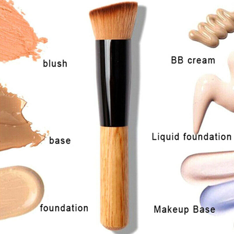 Wood Makeup Brushes Concealer Blush Liquid Foundation Face Make Up Brush .l8