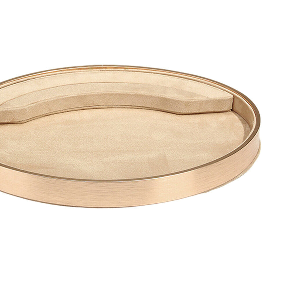 Jewelry Tray Jewelry Storage Bracelet Holder Showcase for Dresser khaki
